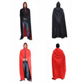 Hooded Black Long Cloak Wicca